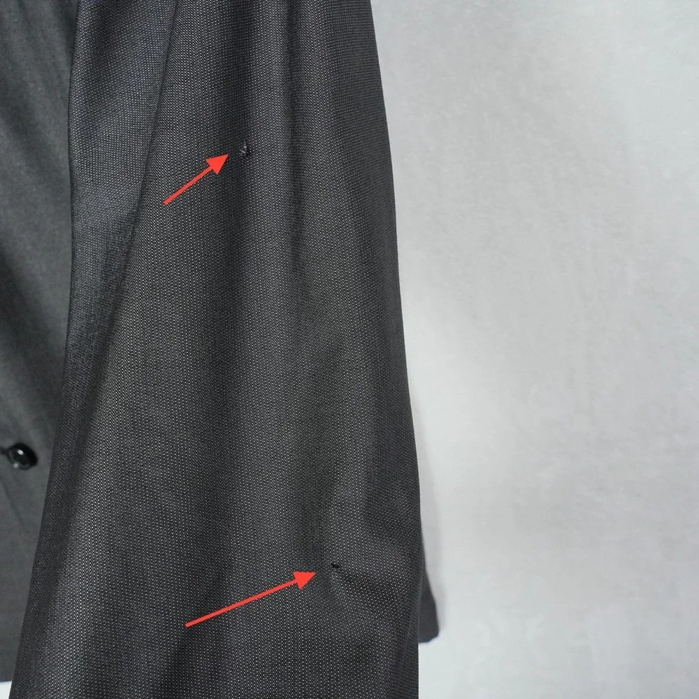 Brioni NM Estense Mens Blazer 42R Charcoal Grey Wool Silk 2-Button Sport Coat IT